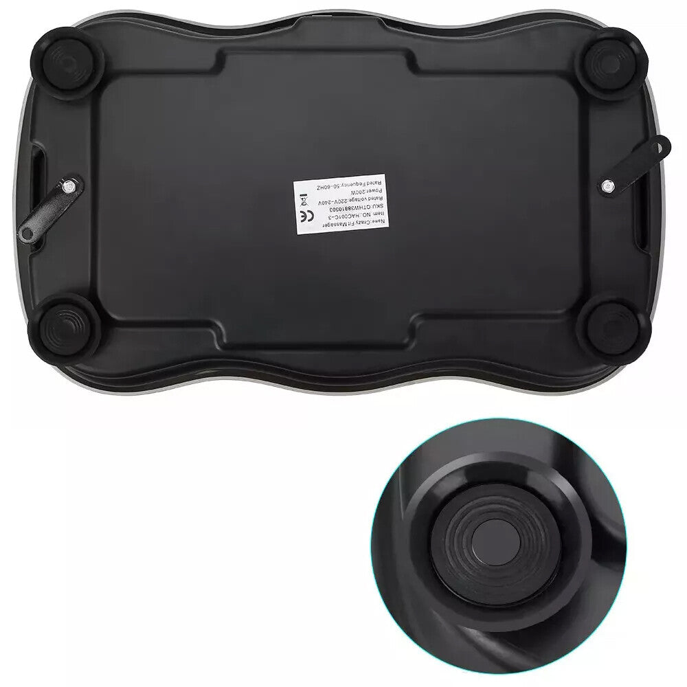 Vibration Plate Power Body Shaker Vibrating Machine Massager Platform Exercise*'