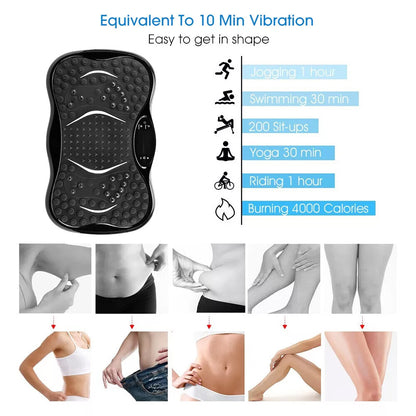 Vibration Plate Power Body Shaker Vibrating Machine Massager Platform Exercise*'