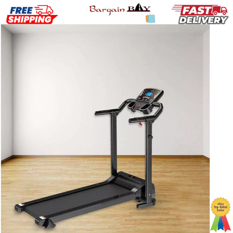 Electric Treadmill Folding Running Machine with 9% Incline Gym Home Motorized