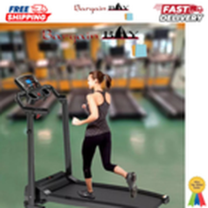 Electric Treadmill Folding Running Machine with 9% Incline Gym Home Motorized