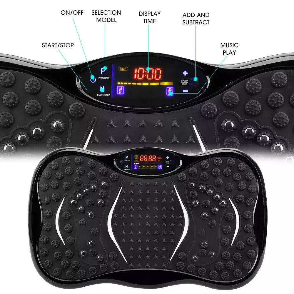 Vibration Plate Power Body Shaker Vibrating Machine Massager Platform Exercise*'