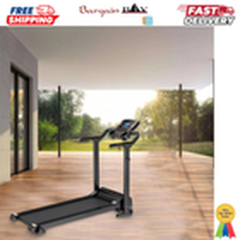 Electric Treadmill Folding Running Machine with 9% Incline Gym Home Motorized