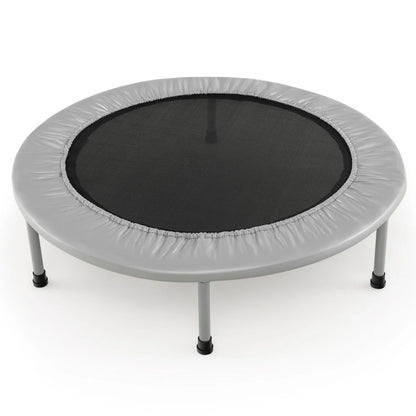 Foldable Mini Trampoline with Springs and Padded Cover