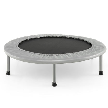 Foldable Mini Trampoline with Springs and Padded Cover