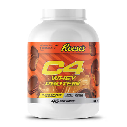 C4 Reeses Peanut Butter Cup. Whey Protein Powder 1.7Kg