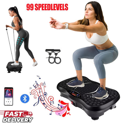 Vibration Plate Power Body Shaker Vibrating Machine Massager Platform Exercise*'