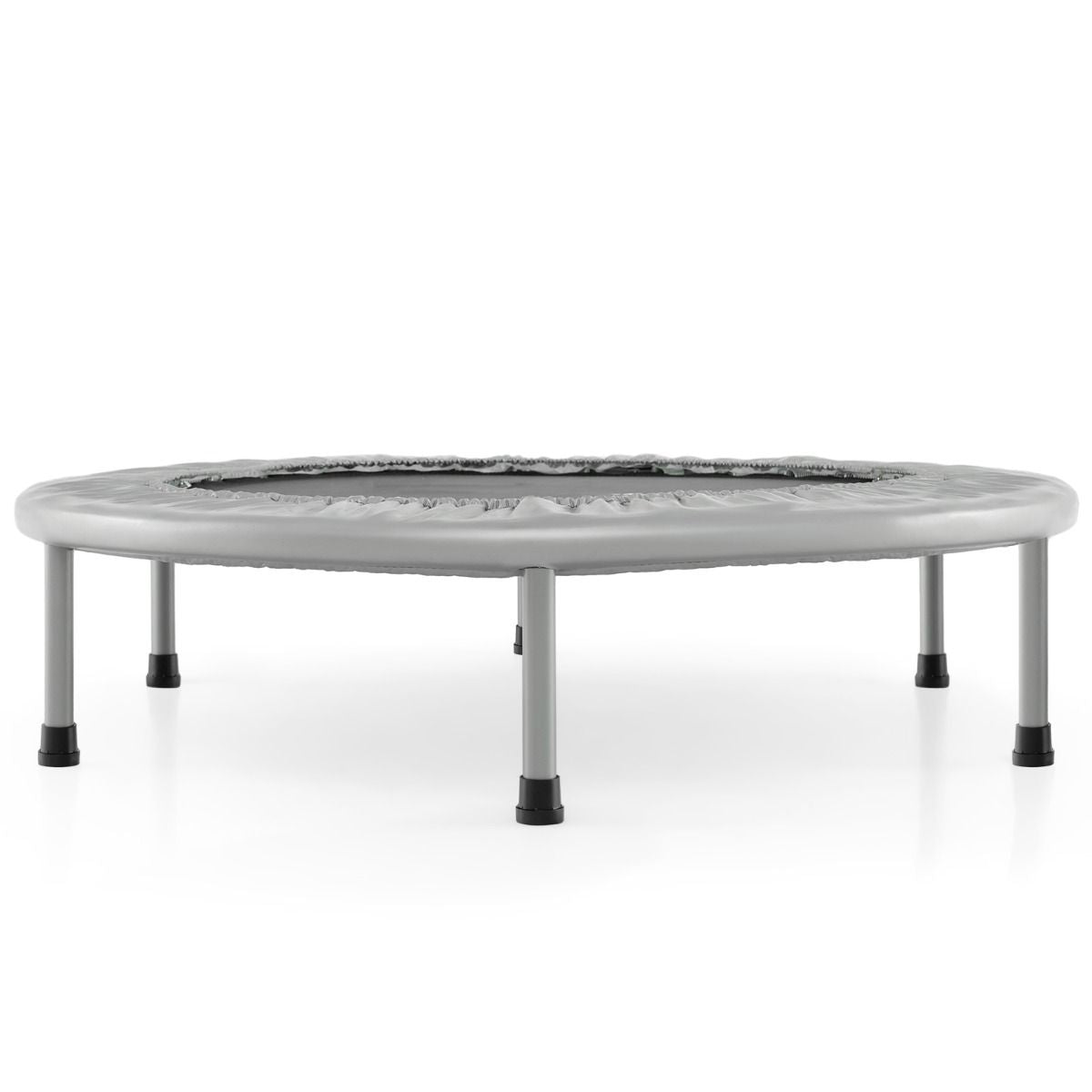 Foldable Mini Trampoline with Springs and Padded Cover