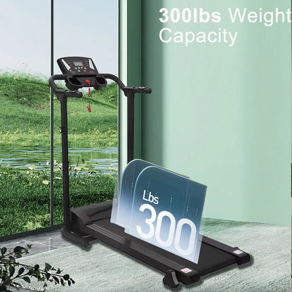 Electric Treadmill Folding Running Machine with 9% Incline Gym Home Motorized