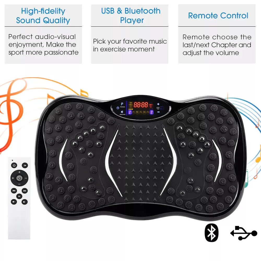 Vibration Plate Power Body Shaker Vibrating Machine Massager Platform Exercise*'