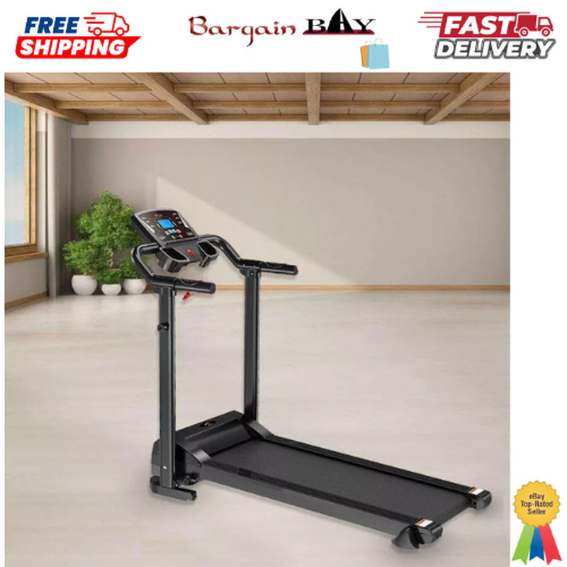 Electric Treadmill Folding Running Machine with 9% Incline Gym Home Motorized