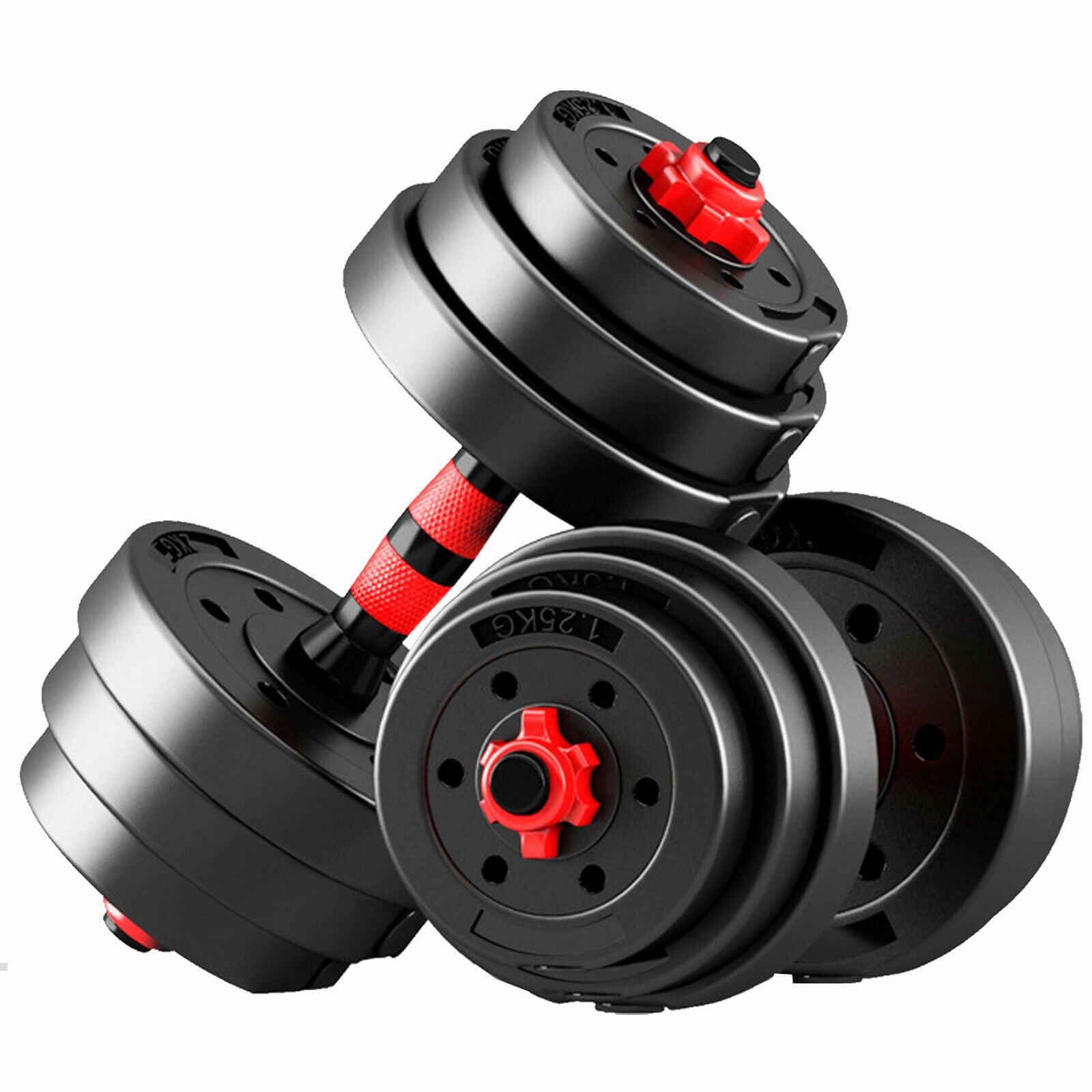 10KG/30KG DUMBBELLS PAIR GYM WEIGHTS BARBELL/DUMBBE