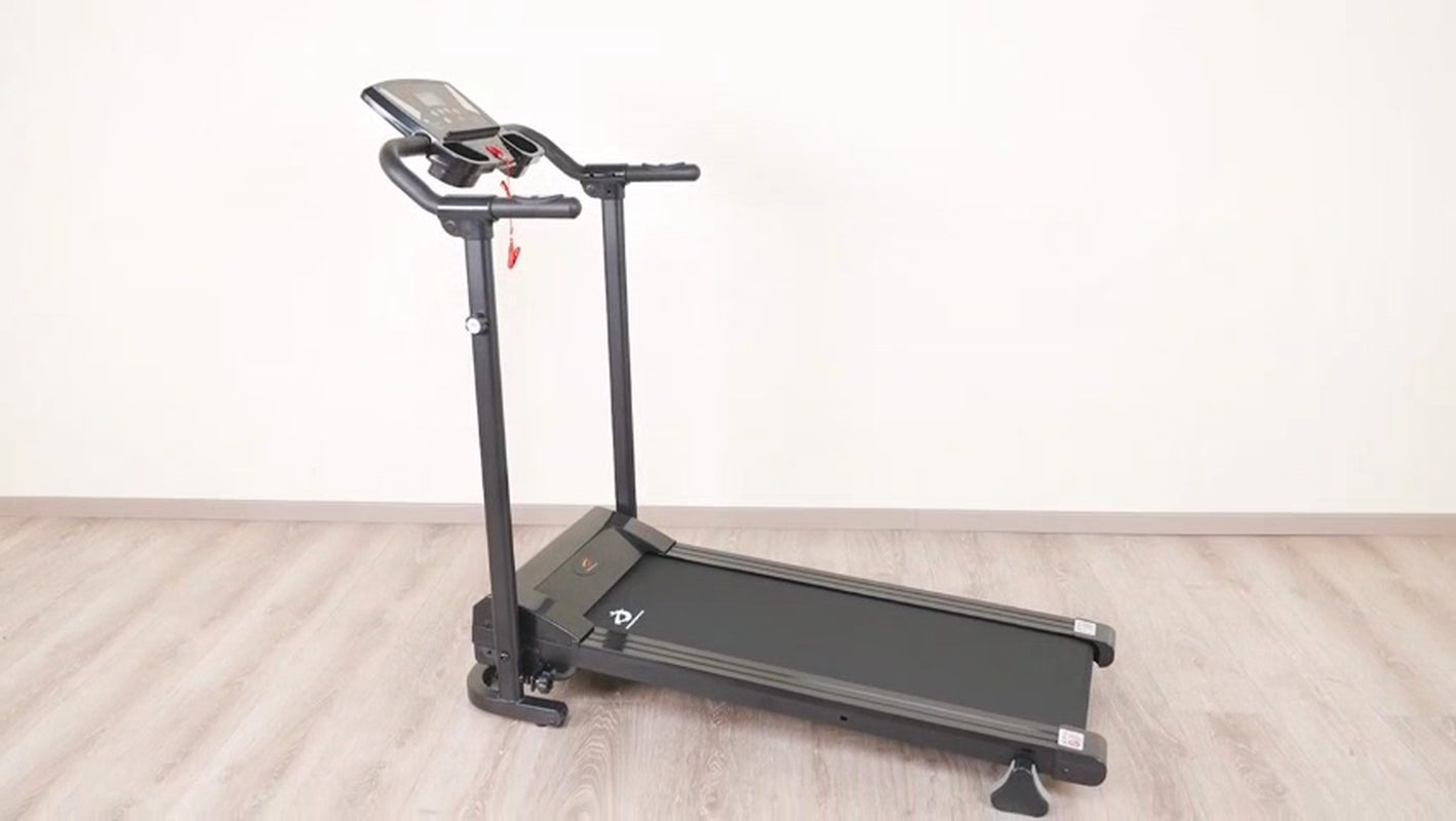 Running Treadmill Foldable Home Walking Electric Machine 9% Incline Gym Office