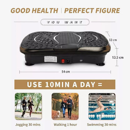 Vibration Plate Power Body Shaker Vibrating Machine Massager Platform Exercise*'