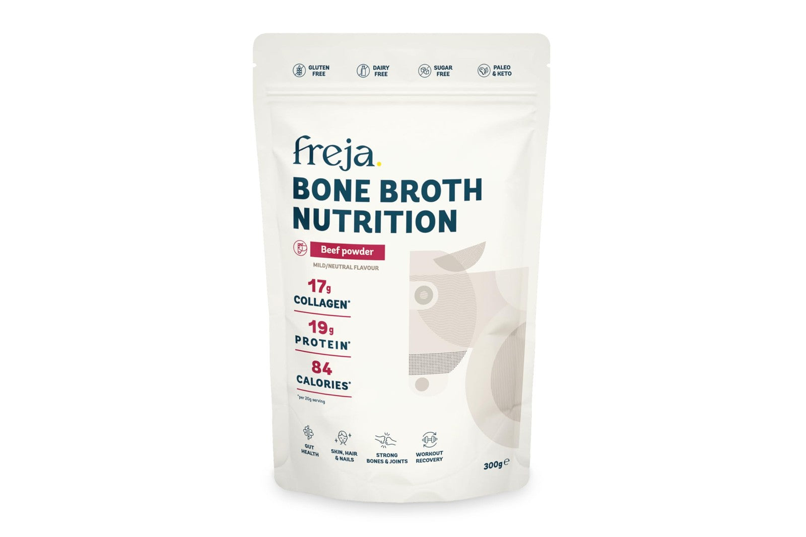 Bone Broth Powder | 100% Natural Collagen & Protein Powder | Pure Beef